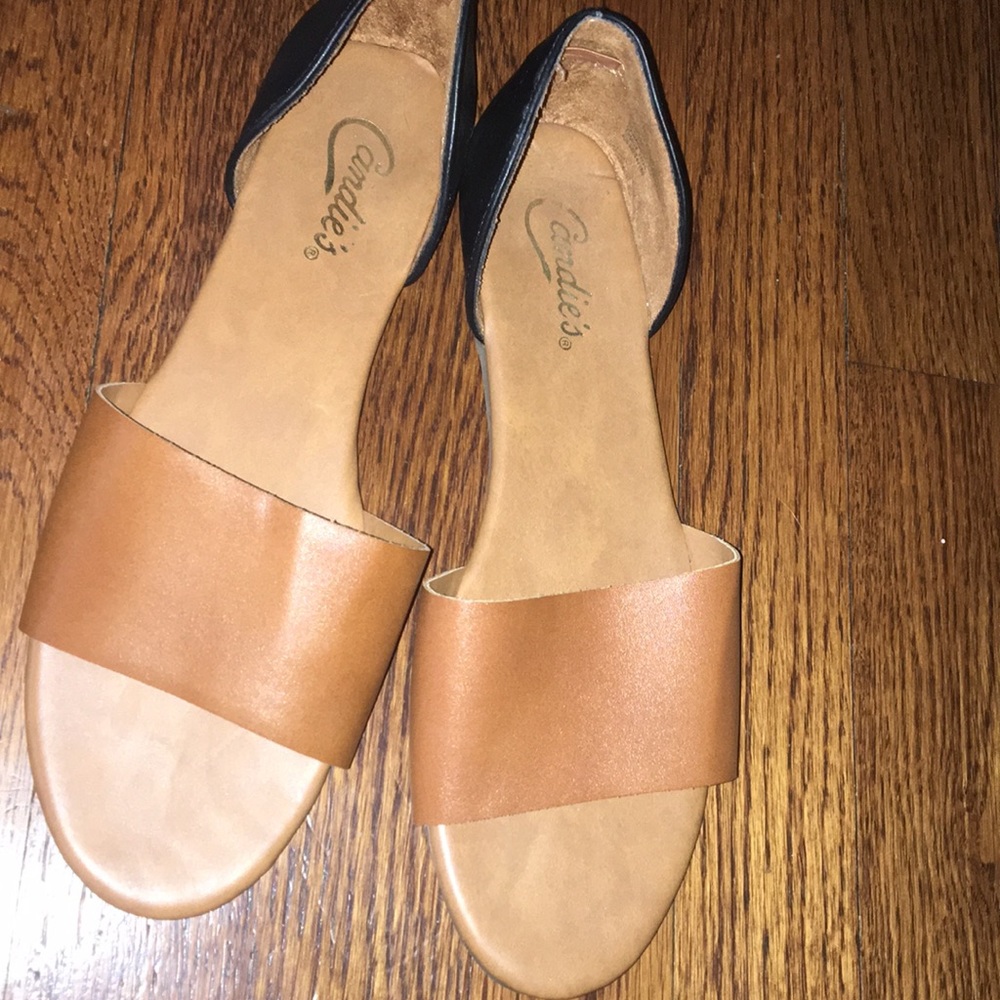NEVER WORN two strap sandals